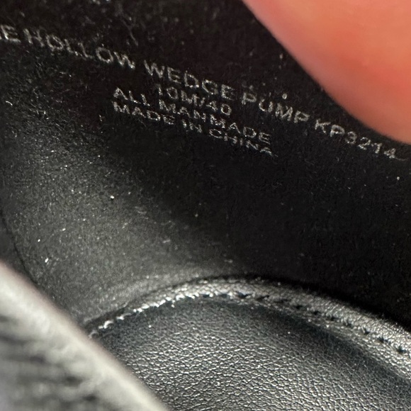 Katy Perry Women’s Hollow Wedge Pump Heels Black Size 10 - Picture 8 of 8